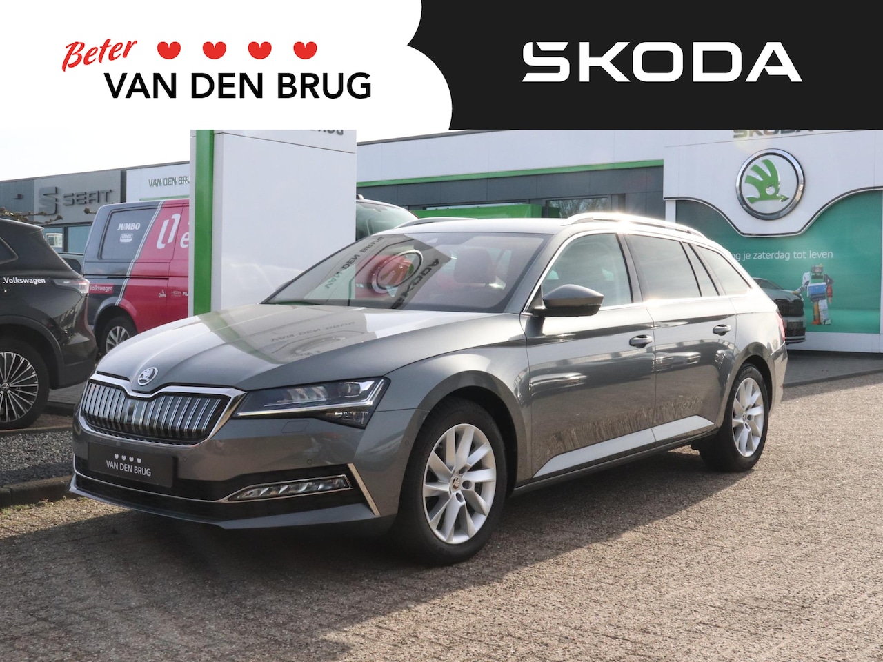 Skoda Superb Combi - 1.4 TSI 218pk iV Style | Trekhaak | CANTON Audio | 360° Camera | Dynamic Chassis Control | - AutoWereld.nl