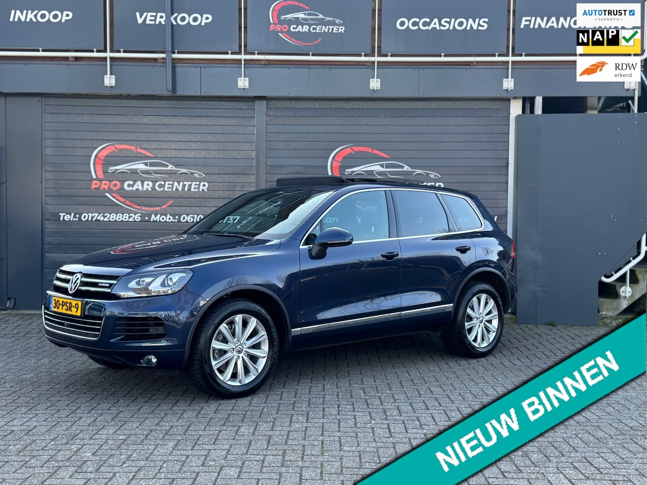 Volkswagen Touareg - 3.0 TSI Hybrid Highline PANO|AUT|CLIMATE|CRUISE|STOEL.VER|STUUR.VER|CAM|EL.RAMEN|LEER|NAP| - AutoWereld.nl