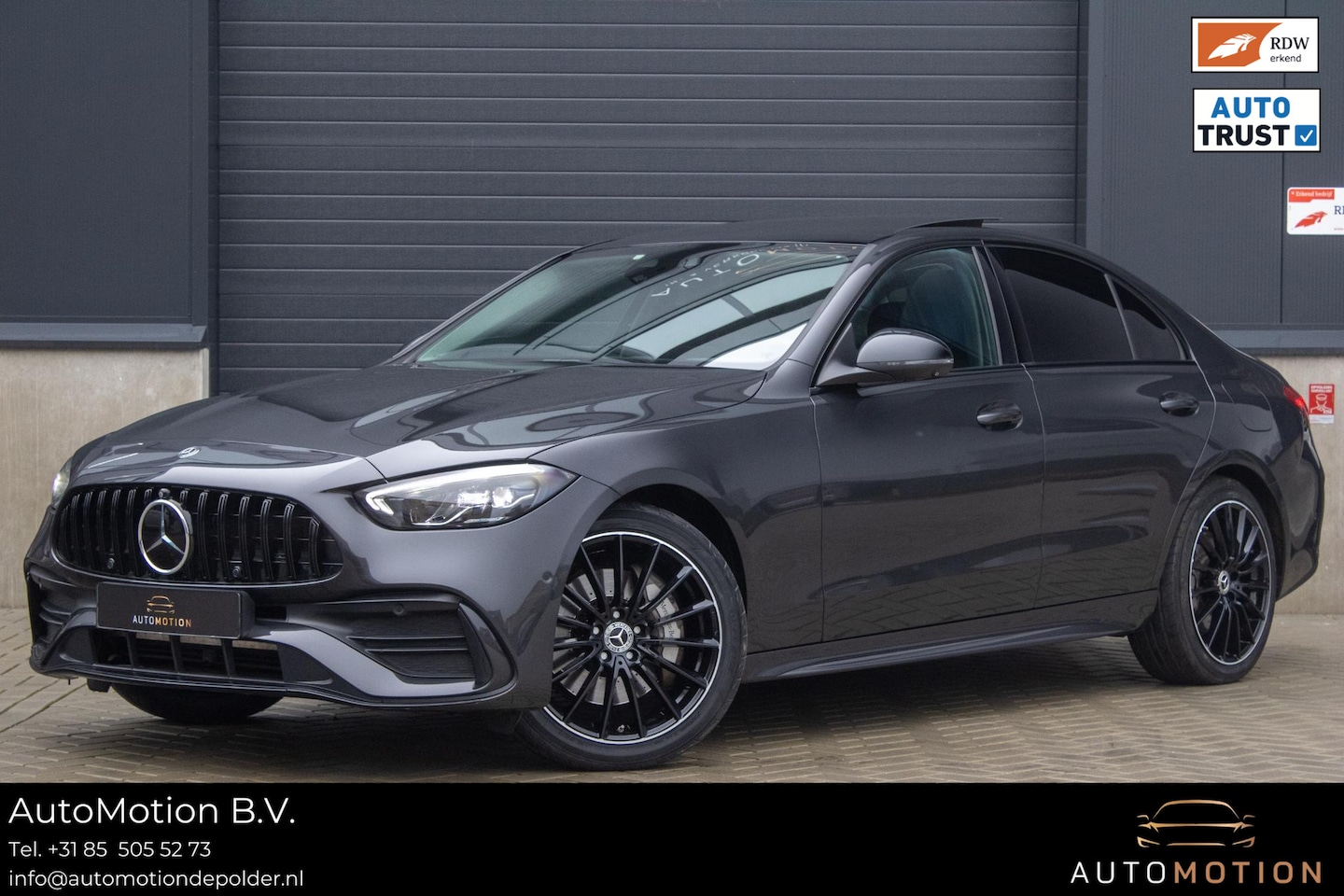 Mercedes-Benz C-klasse - 300 e AMG Line PANO 360 CAMERA ADAPTIEF SFEER - AutoWereld.nl