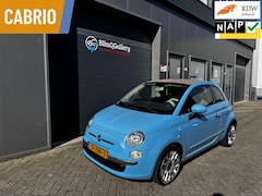 Fiat 500 - 0.9 TwinAir Lounge | Cabrio | Sensors | Leer