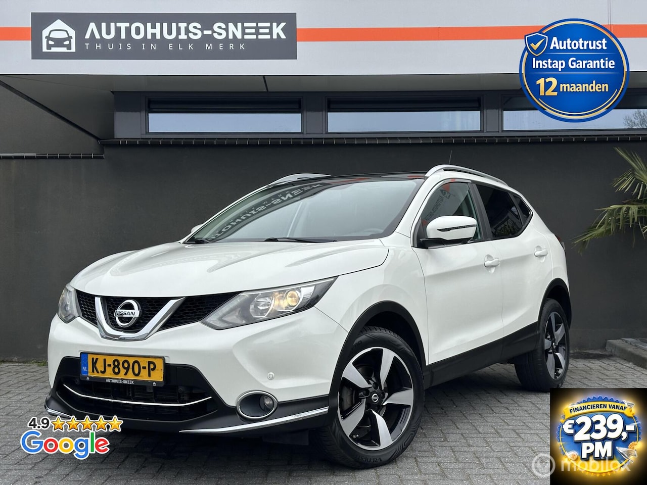 Nissan Qashqai - 1.2 N-Connecta Automaat|Panodak|Navi|69.942KM - AutoWereld.nl
