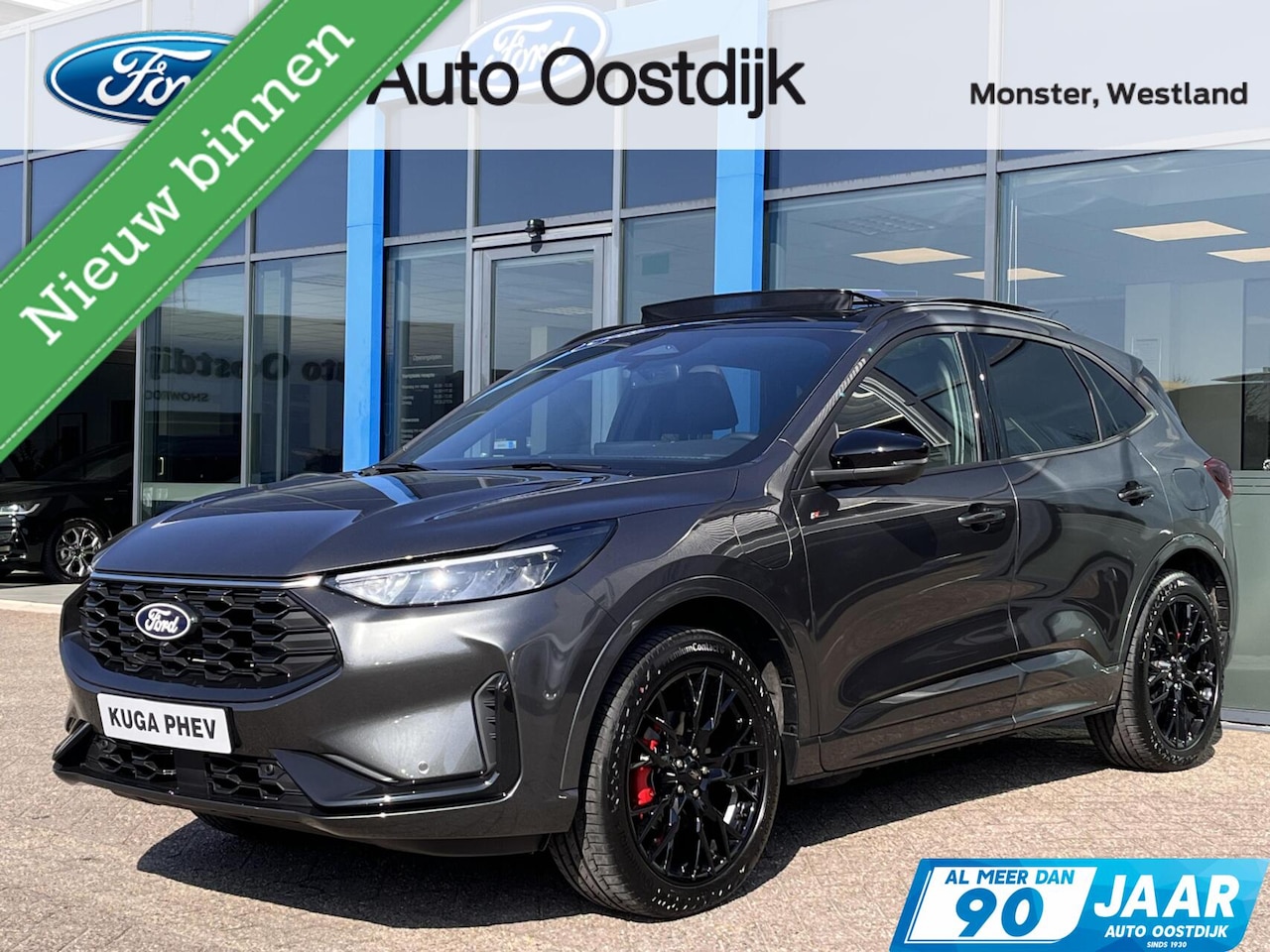 Ford Kuga - 2.5 PHEV ST-Line X Black Pack 243PK €10.000,- Voorraadvoordeel! Elek. Trekhaak Panodak 20" - AutoWereld.nl