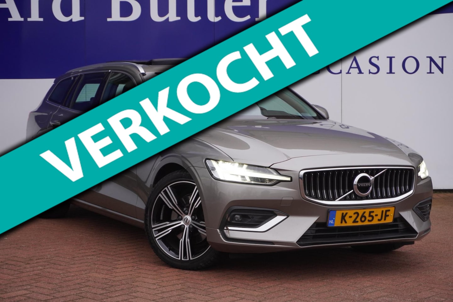 Volvo V60 - 2.0 B3 163 PK R-Desig&Leder+Harman-Kardon+stoel&stuur-verw+pano-dak+19"LMV+elek-Klep+trekh - AutoWereld.nl