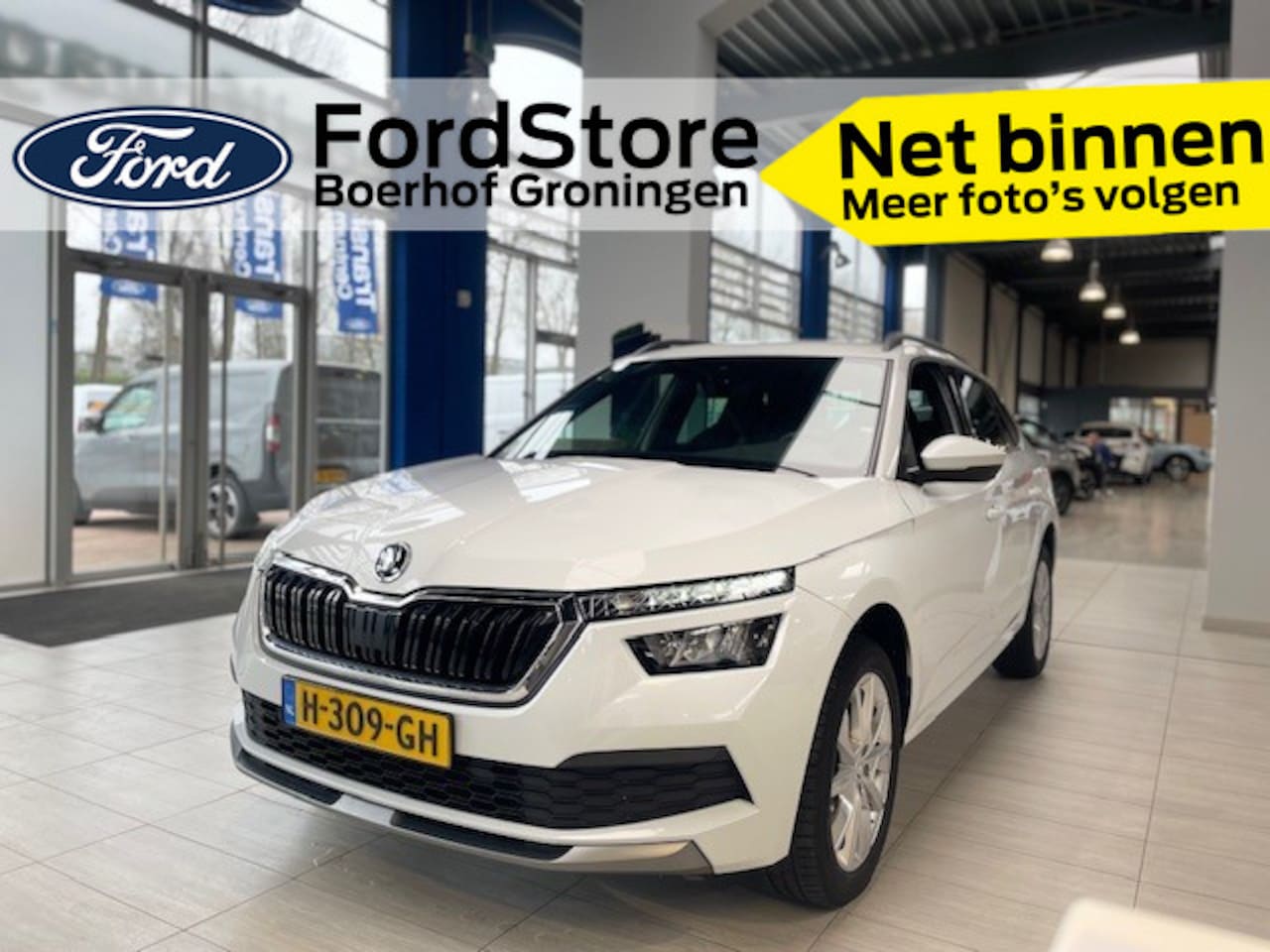 Skoda Kamiq - 1.0 TSI 115pk Sport Business | Dealer onderhouden | Automaat  | Led | Stoelverwarming | Cr - AutoWereld.nl