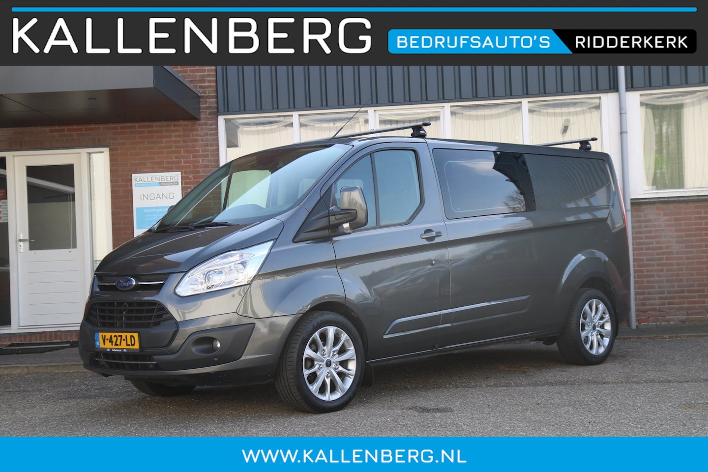 Ford Transit Custom - 290 2.0 TDCI L2H1 Limited DC Automaat / 5 PRS / Camera / Trekhaak / Dubbel cabine - AutoWereld.nl
