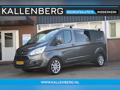 Ford Transit Custom - 290 2.0 TDCI L2H1 Limited DC Automaat / 5 PRS / Camera / Trekhaak / Dubbel cabine