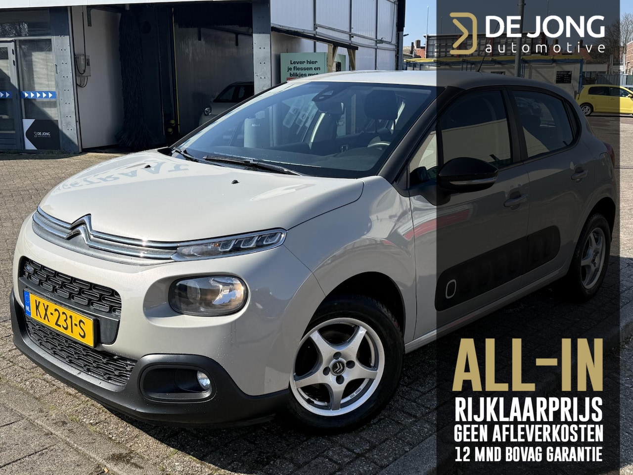 Citroën C3 - 1.2 PureTech Feel 105g ALL-IN RIJKLAARPRIJS/Navi/Parkeersensoren/Airco/Apple carplay - AutoWereld.nl