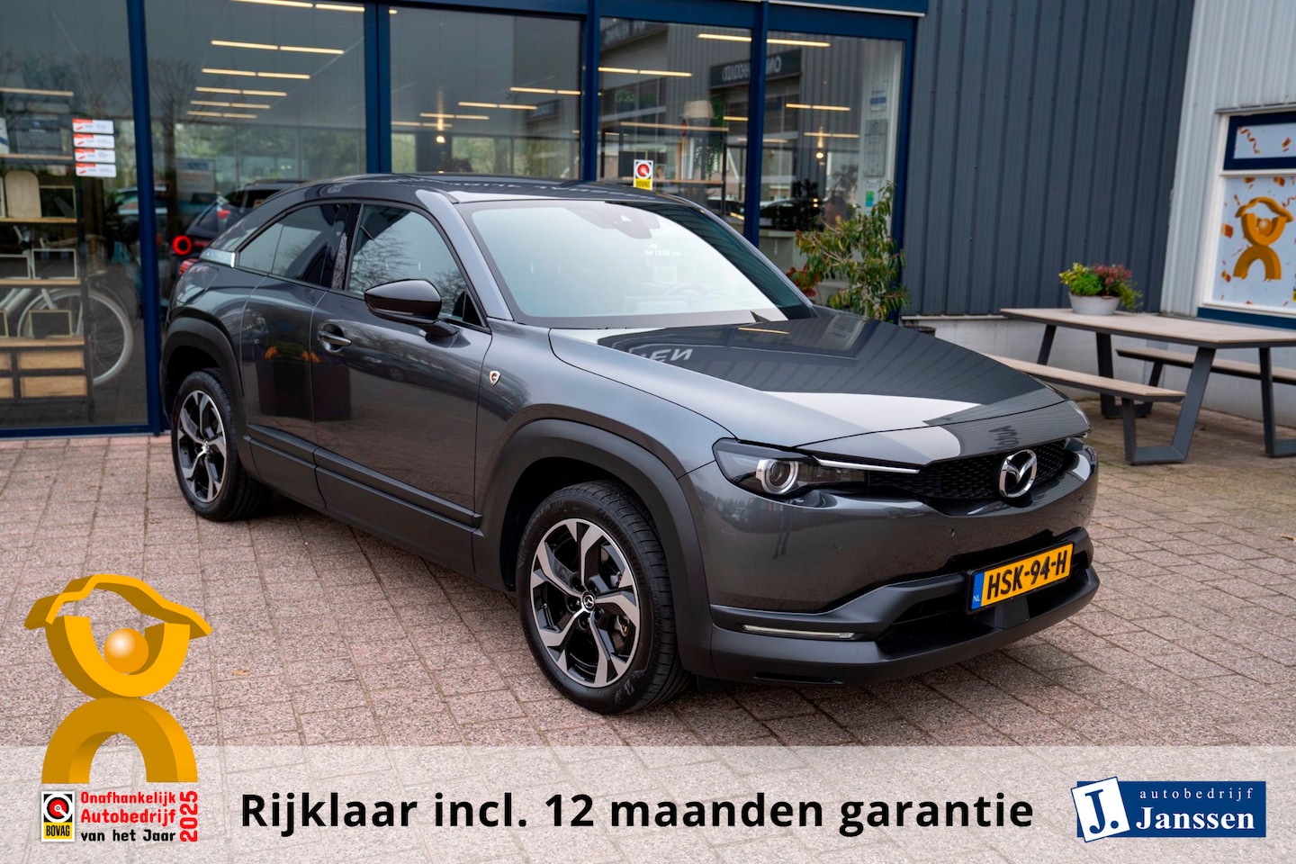 Mazda MX-30 - E-SkyActiv R-EV 170 Makoto|Prijs rijklaar incl 12 mnd garantie|HUD Memory Stoelen+Verwarmi - AutoWereld.nl