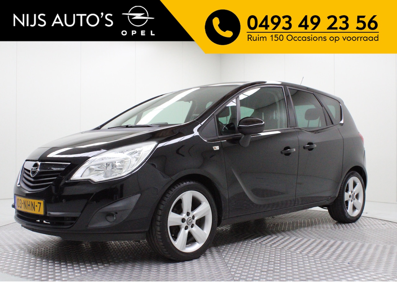 Opel Meriva - 1.4 Turbo Edition | trekhaak | airco | pdc v/a | navi fullmap | cruise control | bluetooth - AutoWereld.nl