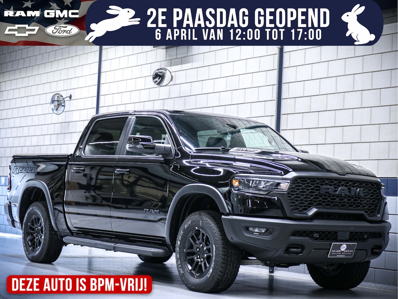 Dodge Ram 1500 - Rebel Night | 3.0L I6 | Twin Turbo | 420 PK - AutoWereld.nl