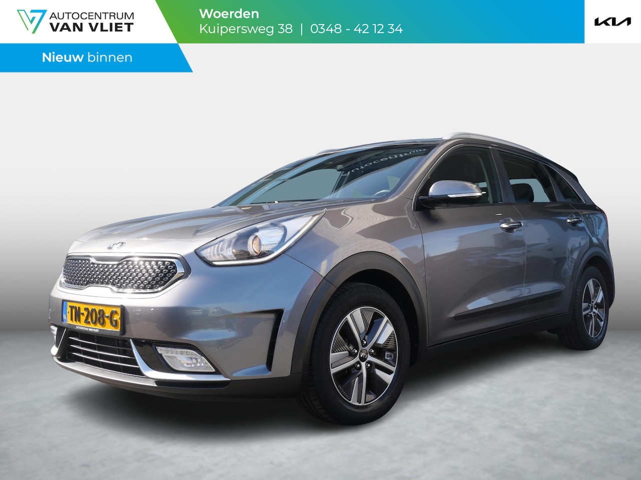 Kia Niro - 1.6 GDi Hybrid DynamicLine | Trekhaak | Cruise | Clima Navi | Carplay | Camera | - AutoWereld.nl