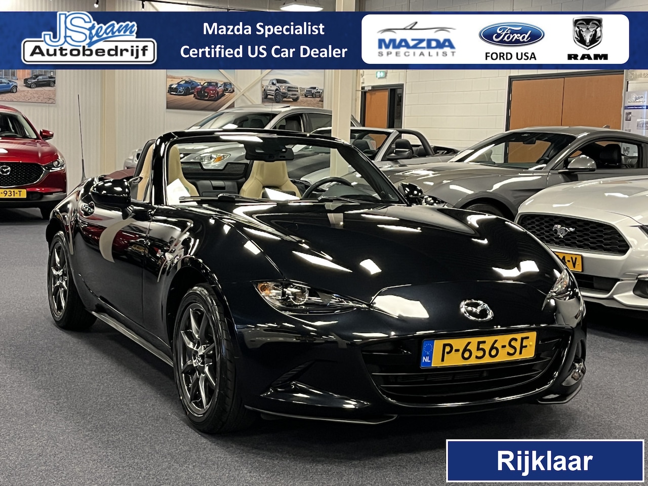 Mazda MX-5 - ND Roadster 1.5 SkyActiv-G 131PK Sakura Limited Bose Leder PDC Apple CarPlay - AutoWereld.nl