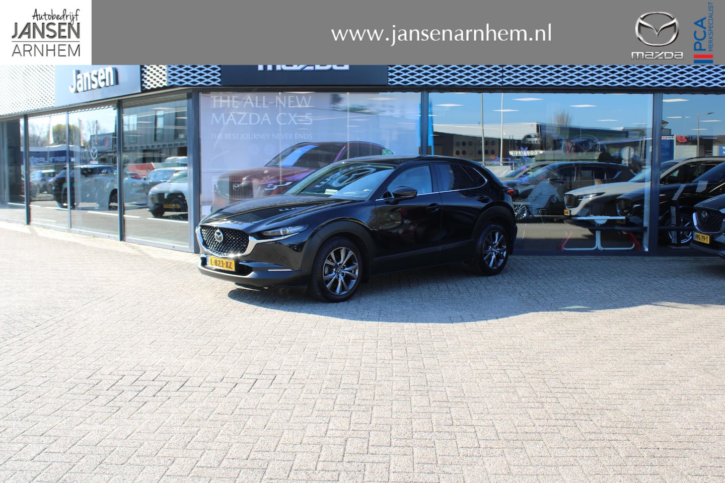 Mazda CX-30 - 2.0 e-SkyActiv-X M Hybrid Luxury , trekhaak, 18 inch LMV, Leder, Navi, I-activesense pakke - AutoWereld.nl