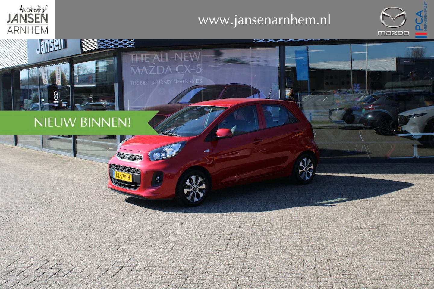 Kia Picanto - 1.0 CVVT EconomyPlusLine 1.0 CVVT EconomyPlusLine , Airco, Navi, Bluetooth, LMV 14 Inch, Elektr.Ramen, - AutoWereld.nl