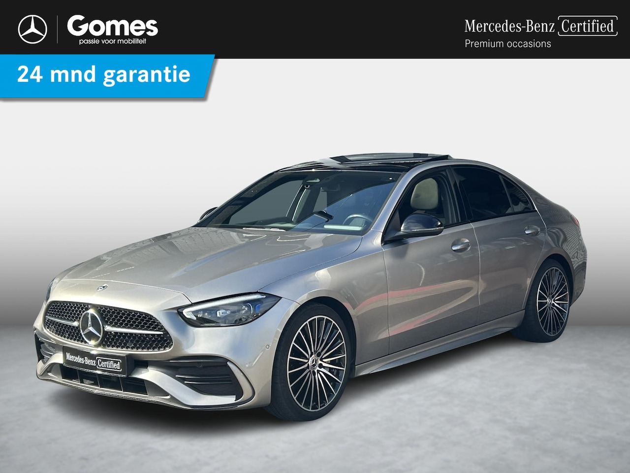 Mercedes-Benz C-klasse - 180 AMG | Panoramadak | Night Pakket - AutoWereld.nl