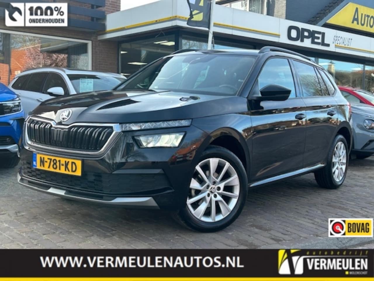 Skoda Kamiq - 1.0 TSI 115PK Sport Business Automaat + 17"/ Navi/ Clima/ CarPlay/ Full-LED/ NL auto - AutoWereld.nl