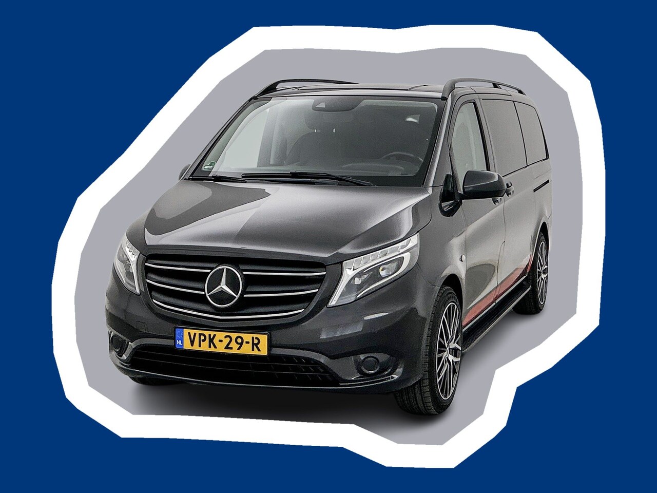Mercedes-Benz Vito - 124 CDI Mixto DC L2 Dubbele cabine 237pk Dubbele schuifdeur Leder Adaptieve cruisecontrol - AutoWereld.nl