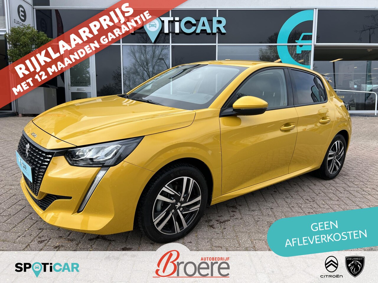 Peugeot 208 - 1.2 Turbo100pk EAT8 Automaat Allure Pack Verwarmde voorstoelen - AutoWereld.nl