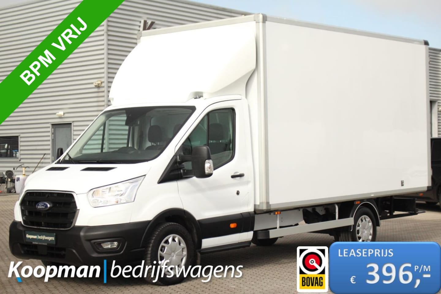 Ford Transit - 350 2.0TDCI 130pk L4H1 Trend | Bakwagen | Trekhaak | Cruise | Lease 396,- p/m - AutoWereld.nl