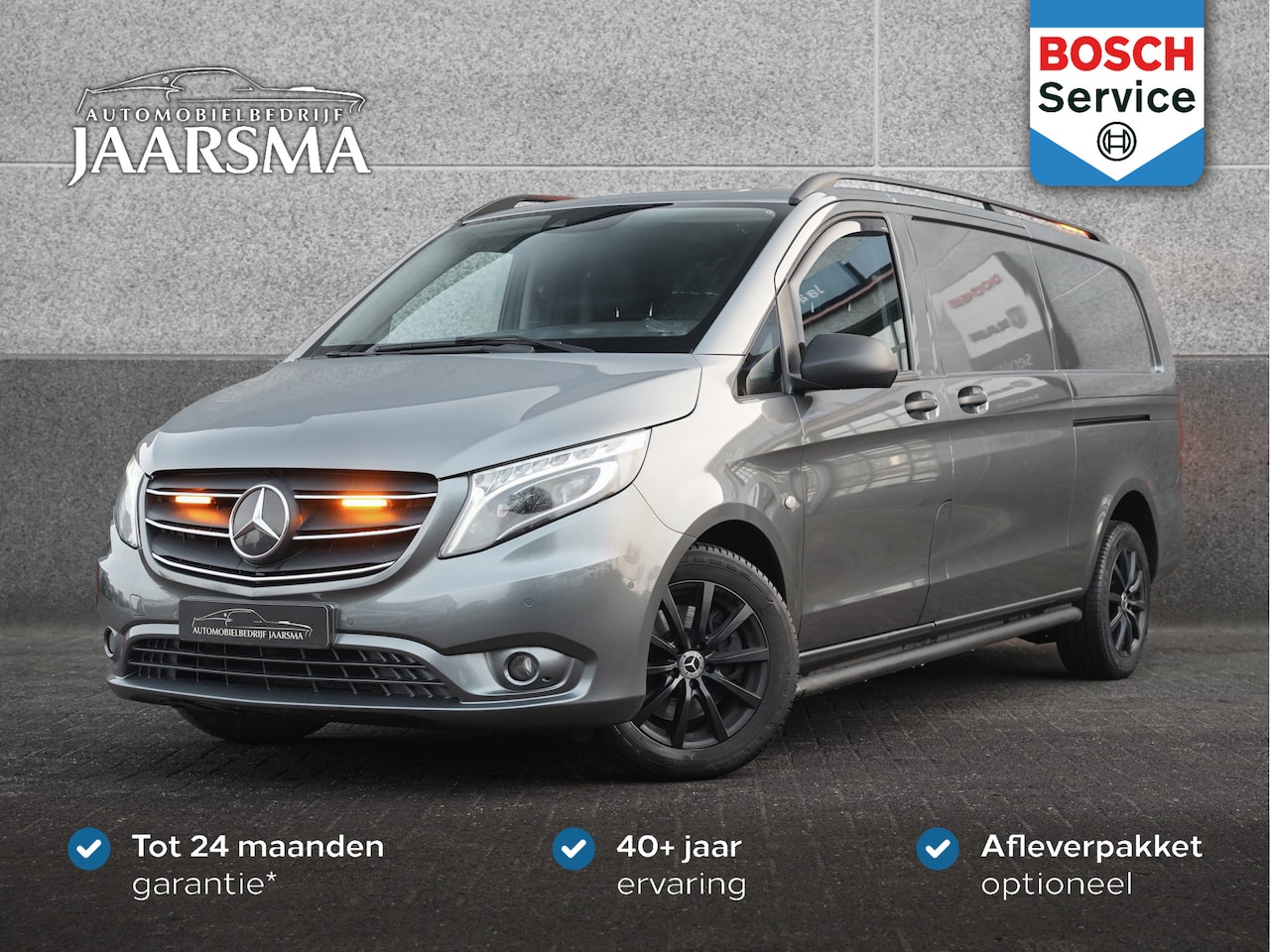 Mercedes-Benz Vito - 119 CDI Extra Lang |Amber Led Flitsers |Cruise Control |2 Zone Climate Control |Dubbele Sc - AutoWereld.nl