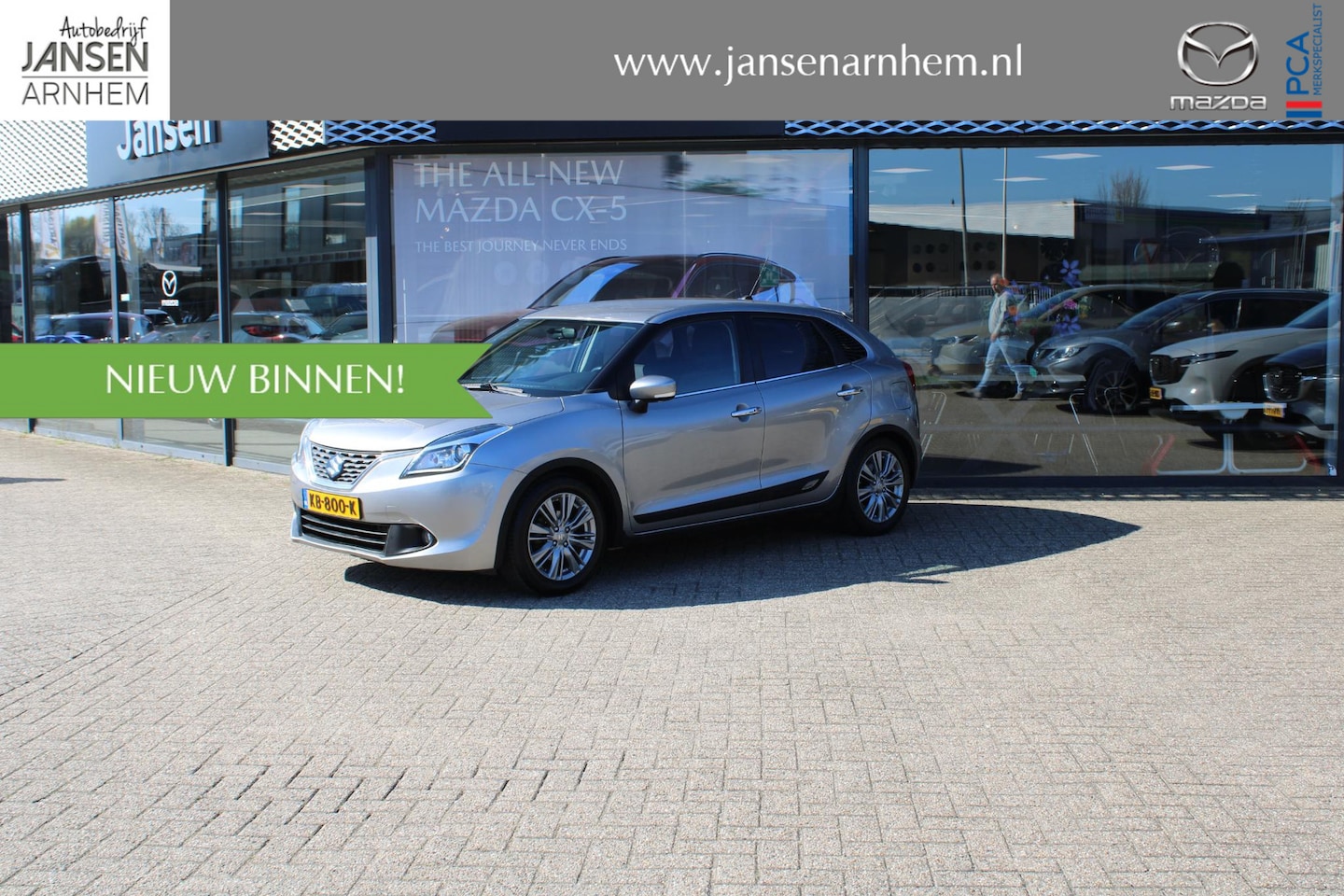 Suzuki Baleno - 1.2 Smart Hybrid High Executive 1.2 Smart Hybrid High Executive , Trekhaak, Adap.Cruise, Cruise, Clima, Bluetooth, Stoelve - AutoWereld.nl
