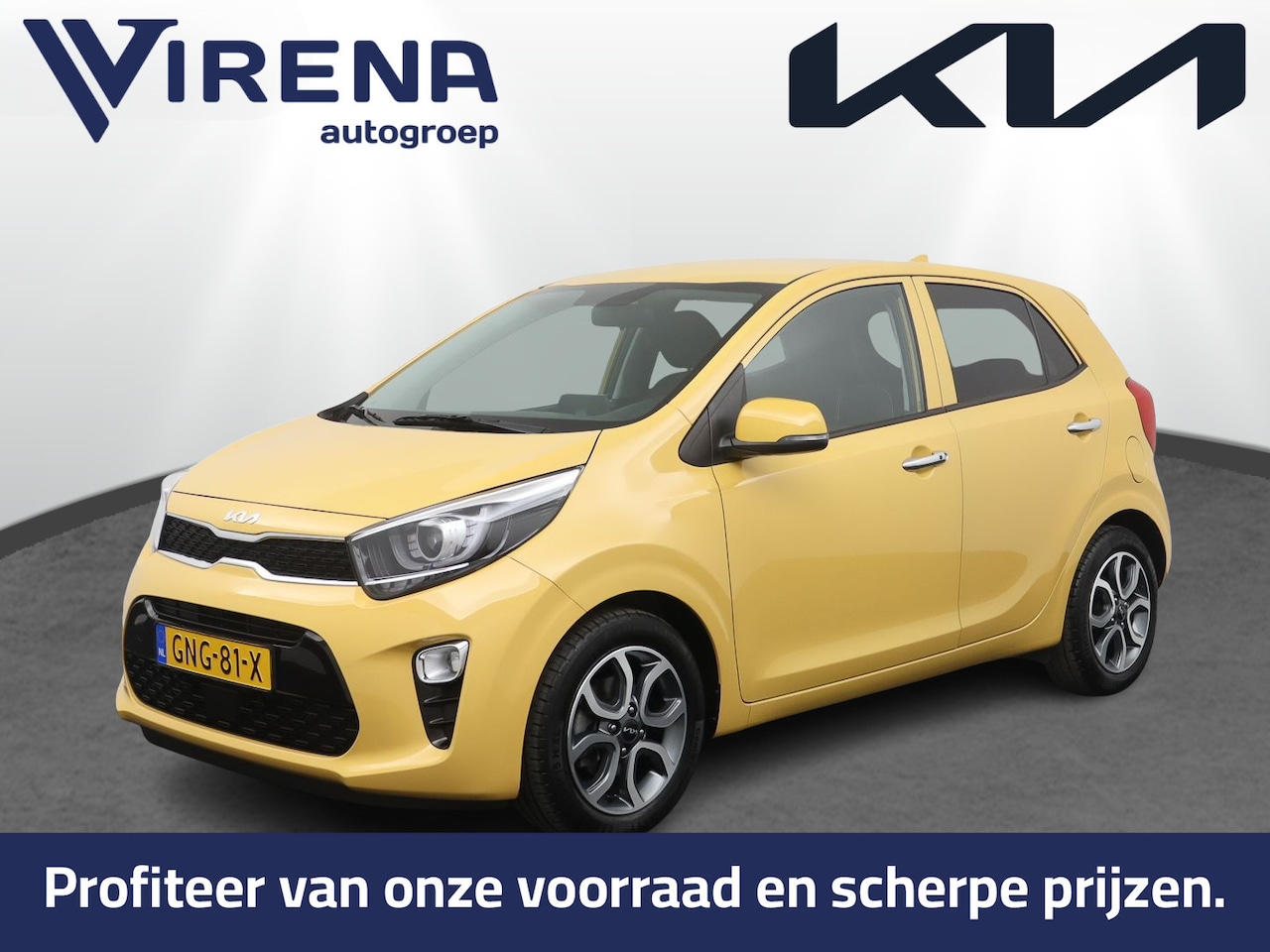 Kia Picanto - 1.0 DPi DynamicPlusLine - Cruise Control - Climate Control - Parkeersensoren - Apple Carpl - AutoWereld.nl