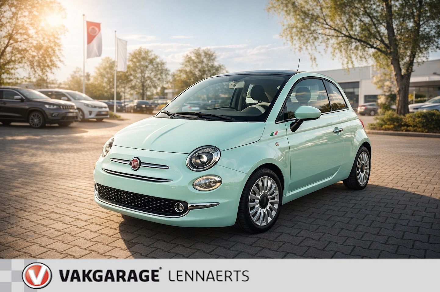 Fiat 500 - 0.9 TwinAir Turbo Lounge **Schuif kantel dak** - AutoWereld.nl