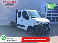 Renault Master - 2.3 dCi 150 pk DC Dubbel Cabine Open laadbak/ 7 Pers./ 2.5t Trekverm./ Airco/ Trekhaak/ 24