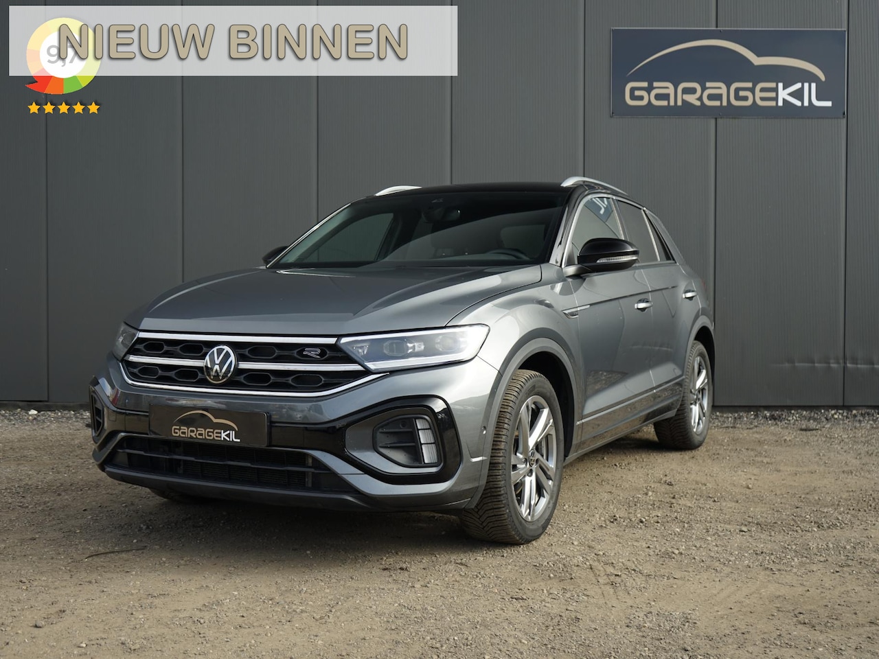 Volkswagen T-Roc - 1.0 TSI R-Line Business+ Dealer onderh. / 1ste eigenaar / Camera / Massage / Privacy glass - AutoWereld.nl