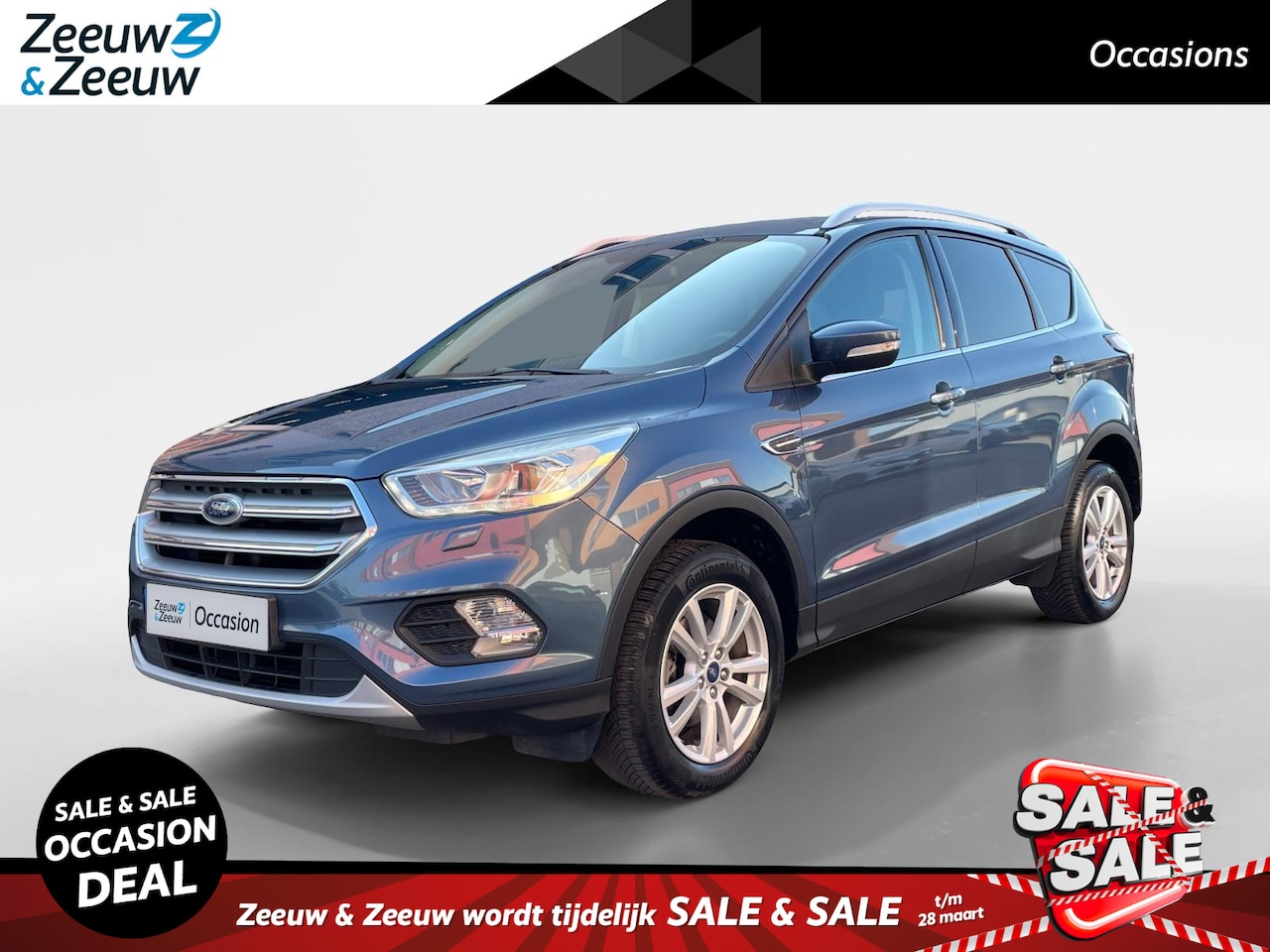 Ford Kuga - 1.5 EcoBoost Titanium | Navigatie |Stoel/Stuur en voorruitverwarming| Elektrische achterkl - AutoWereld.nl