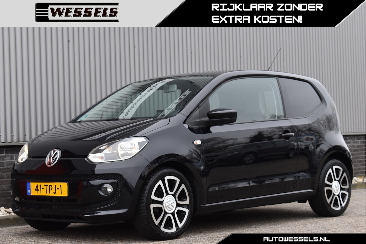 Volkswagen Up! - 1.0 high up! A/C, Bluetooth, Navi, LMV 16", NAP - AutoWereld.nl