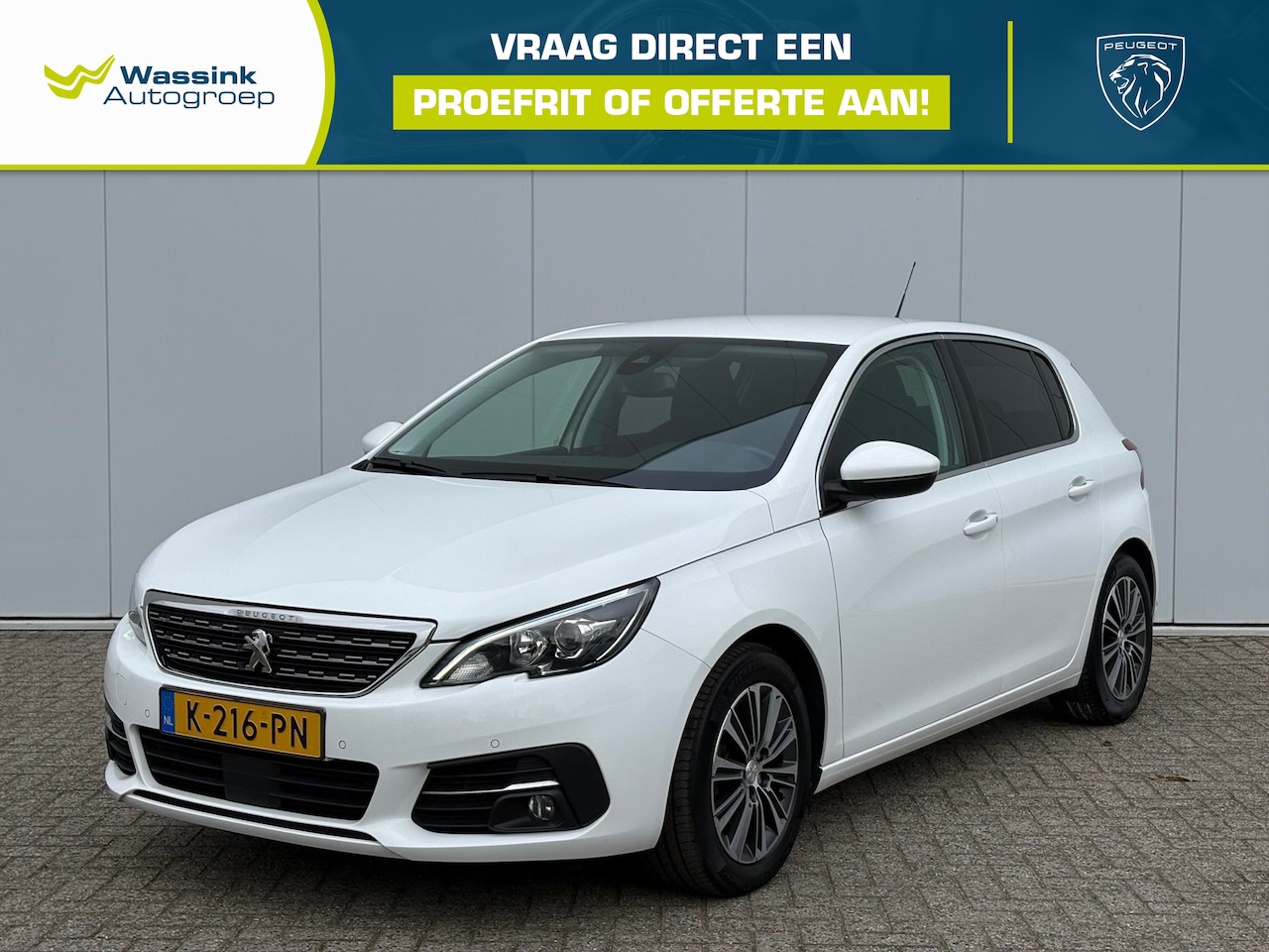 Peugeot 308 - 1.2 PureTech 130pk Blue Lease Allure | Navigatie | Camera | Cruise control | - AutoWereld.nl