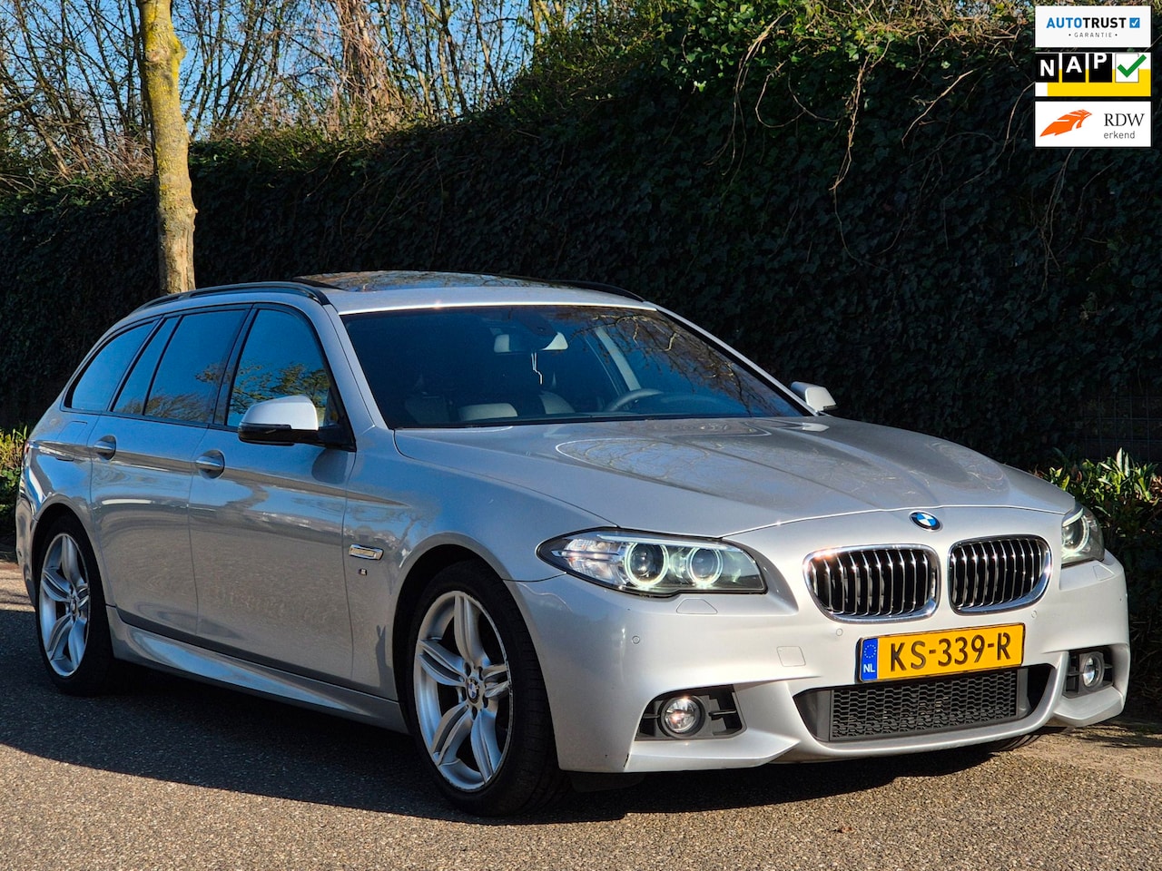 BMW 5-serie Touring - F11 M Sport Panorama Elek. Stoelen Leder Navigatie Pro TOP STAAT NAP NL 520i M Sport Editi - AutoWereld.nl