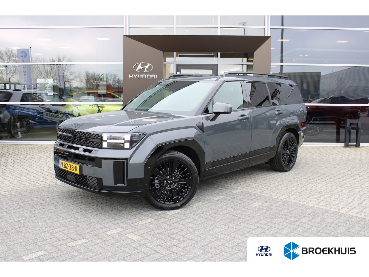 Hyundai Santa Fe - 1.6 T-GDI PHEV Black Line 4WD 7p. | Achterruitverwarming | Achteruitrijcamera | Adaptief d - AutoWereld.nl