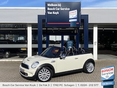 MINI Cabrio - 1.6 Cooper S Chili / NL-Auto / 184 PK / Vol-Leder / Stoelverwarming / Cruise-Control / Cli