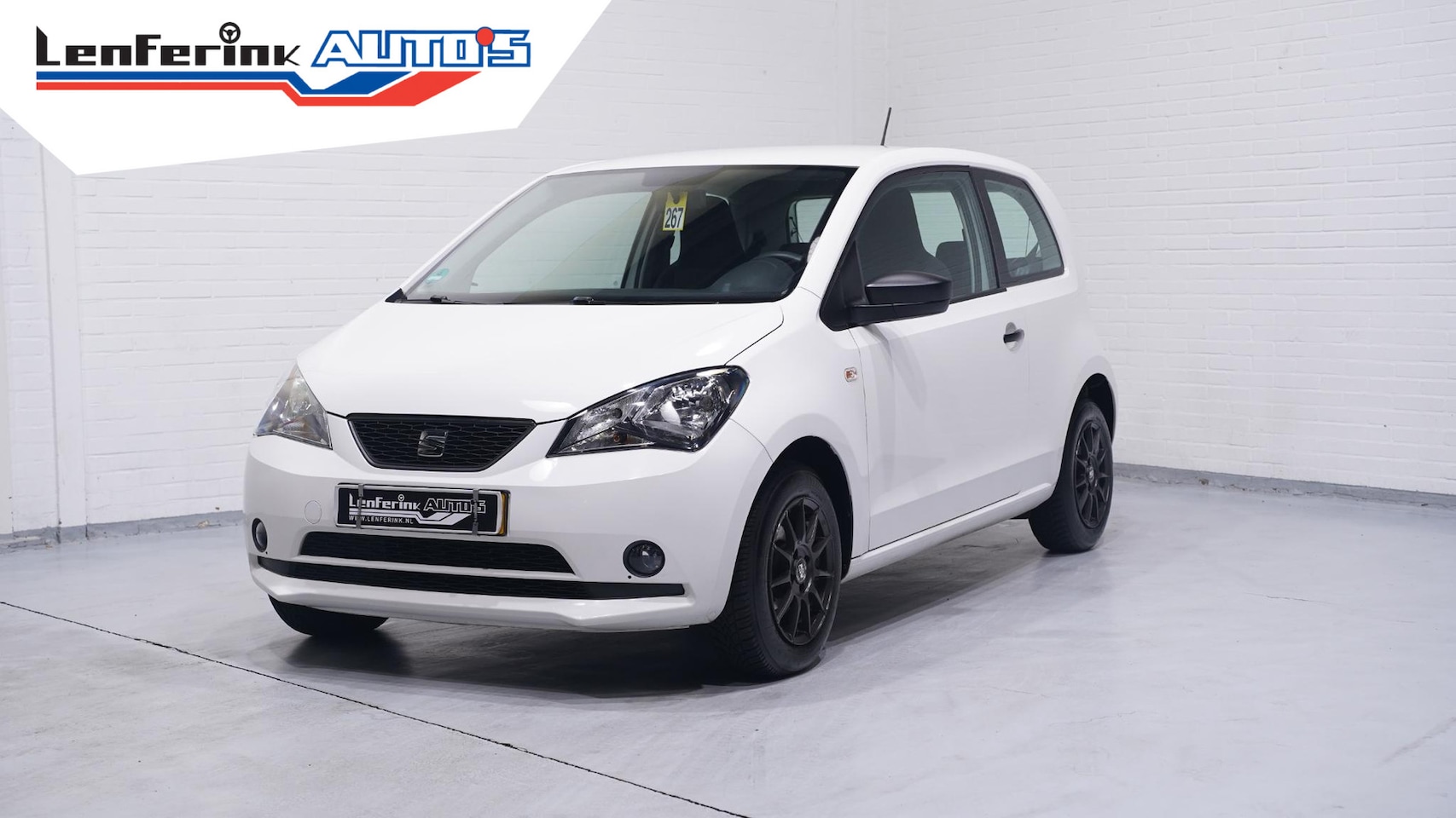 SEAT Mii - 1.0 Sport Connect airco electrisch-pack aux-aansluiting hoogte verstelbare bestuurders sto - AutoWereld.nl