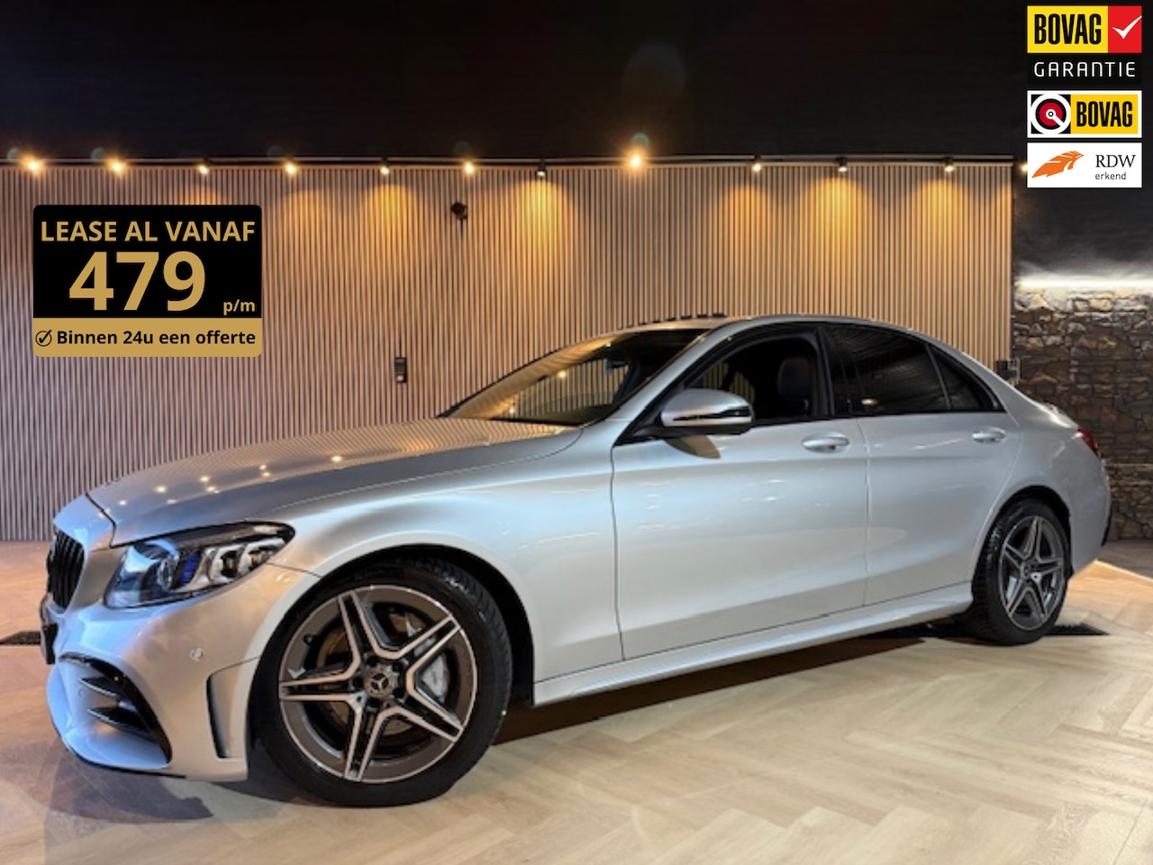 Mercedes-Benz C-klasse - |AMG- Facelift C63-Pakket | Pano | Navi - AutoWereld.nl
