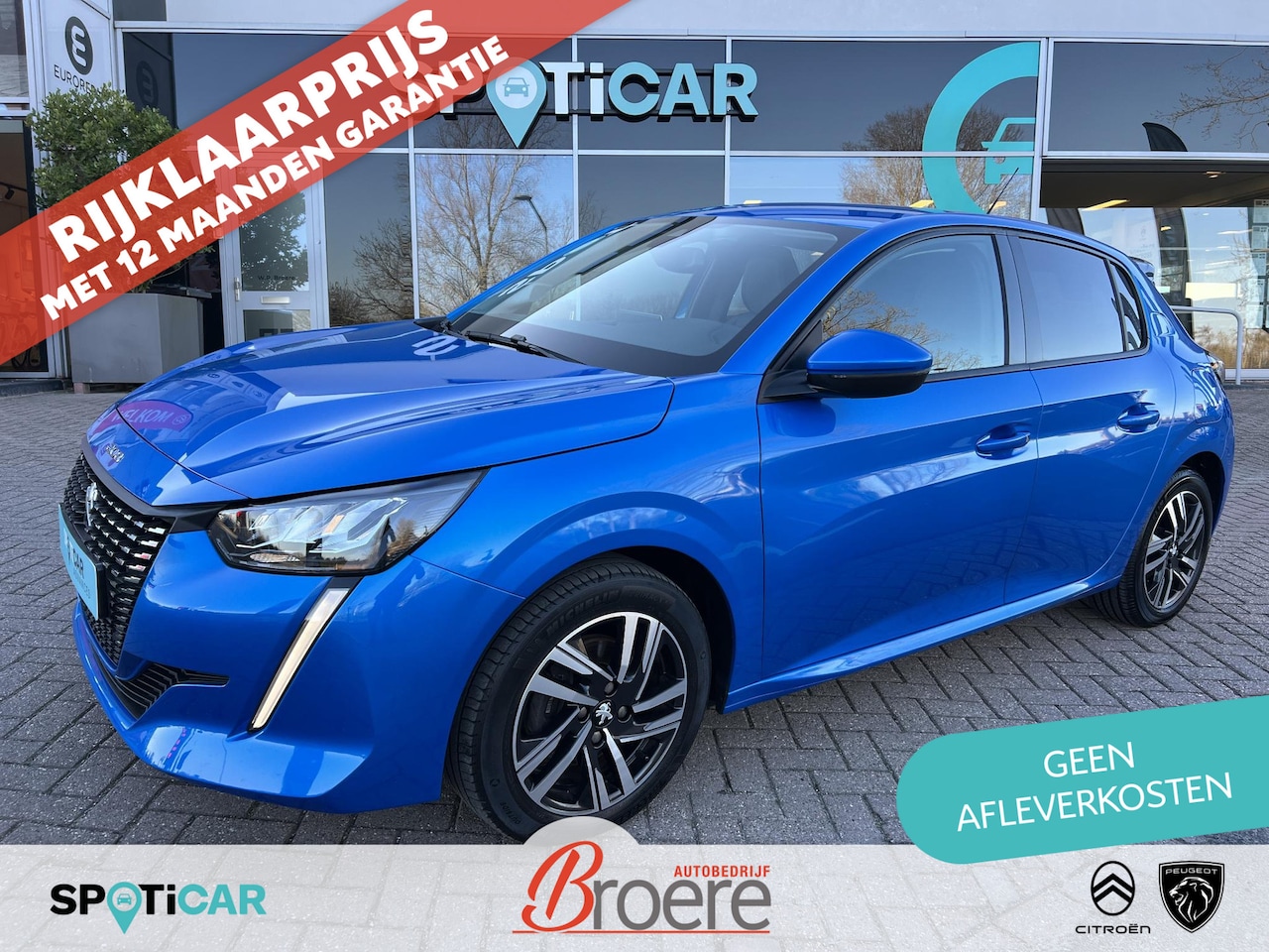 Peugeot 208 - 1.2 Turbo 100 pk Blue Lease Allure EAT-8 Automaat Achteruitrijcamera - AutoWereld.nl