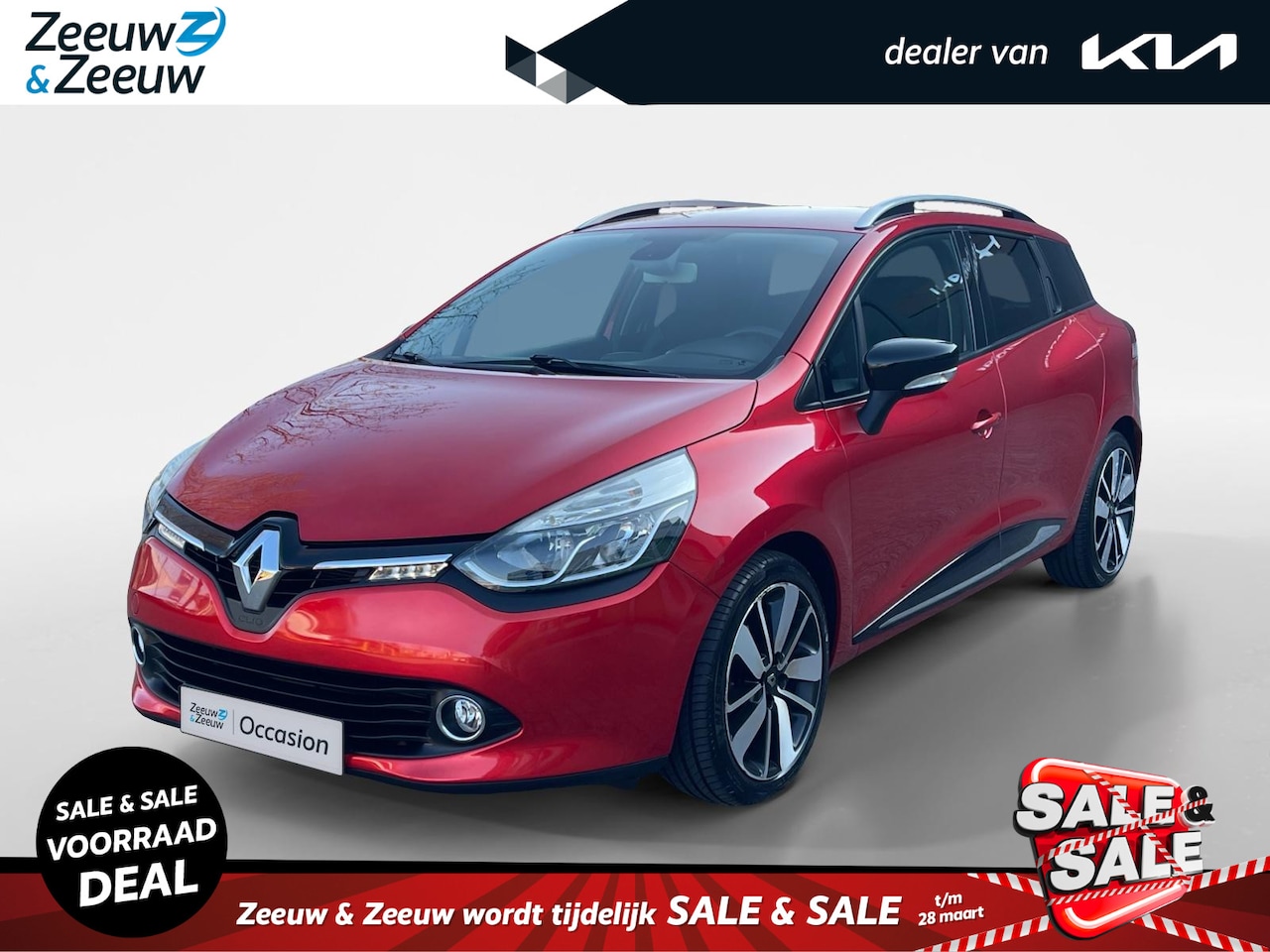 Renault Clio Estate - 1.2 Dynamique | Trekhaak | Automaat | Camera | BassReflex| Navi | Halfleder | 1 Jaar Bovag - AutoWereld.nl
