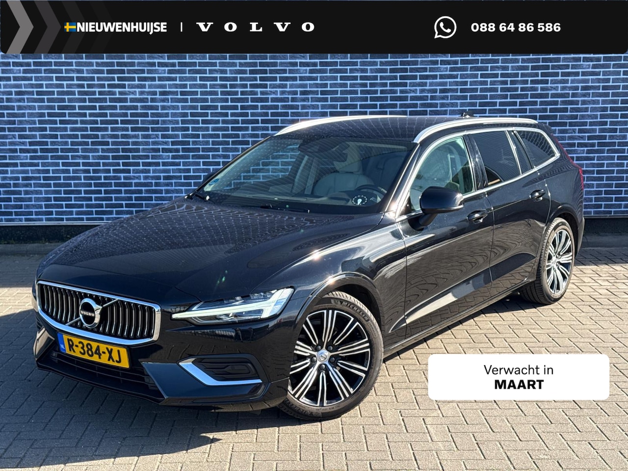 Volvo V60 - 2.0 B4 Plus Bright | Navigatie | Apple Carplay | Android Auto | Lederen Bekleding | Stoelv - AutoWereld.nl