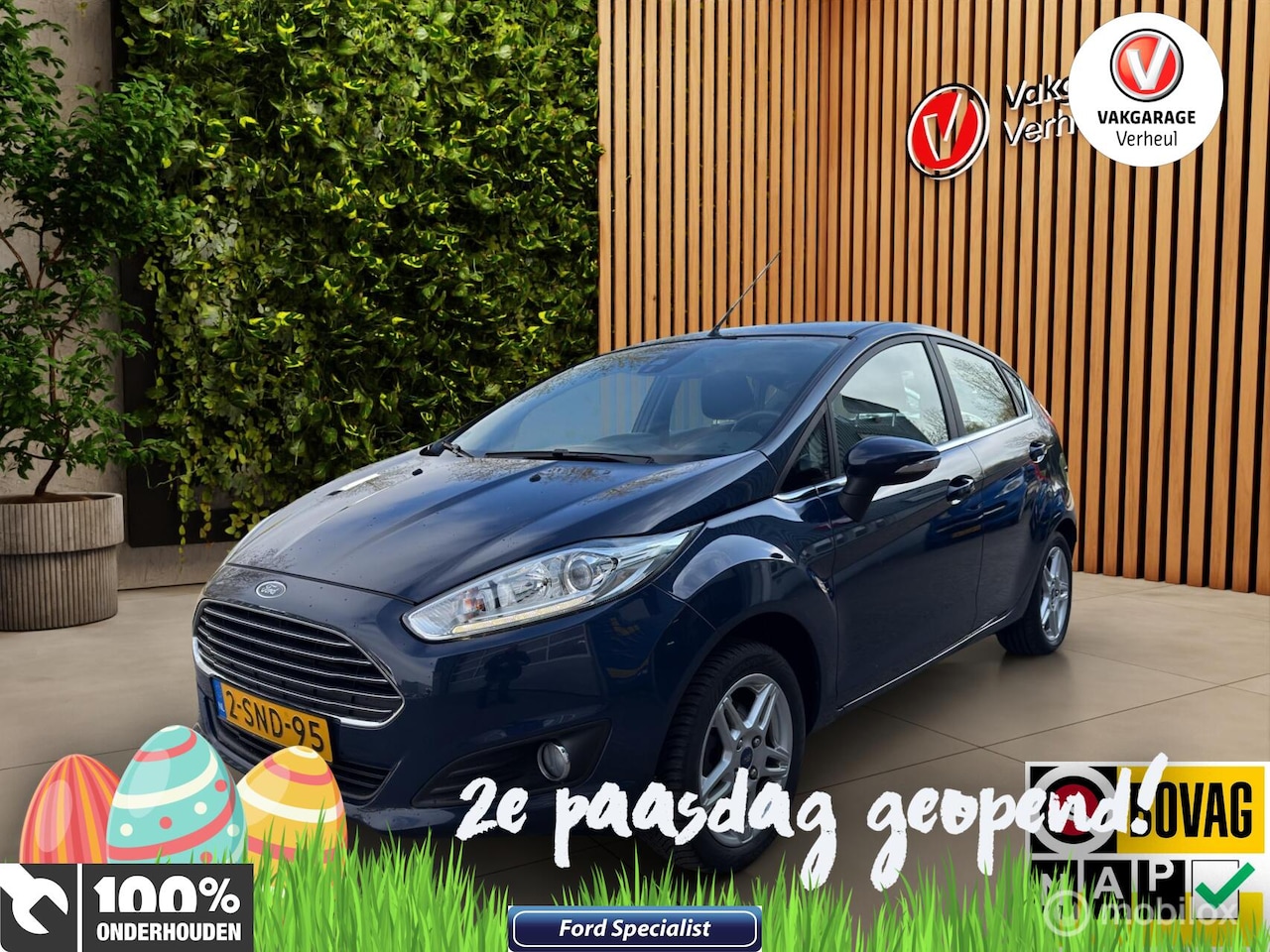 Ford Fiesta - 1.0 Titanium|80Pk|5Drs|Boekjes|Nap - AutoWereld.nl