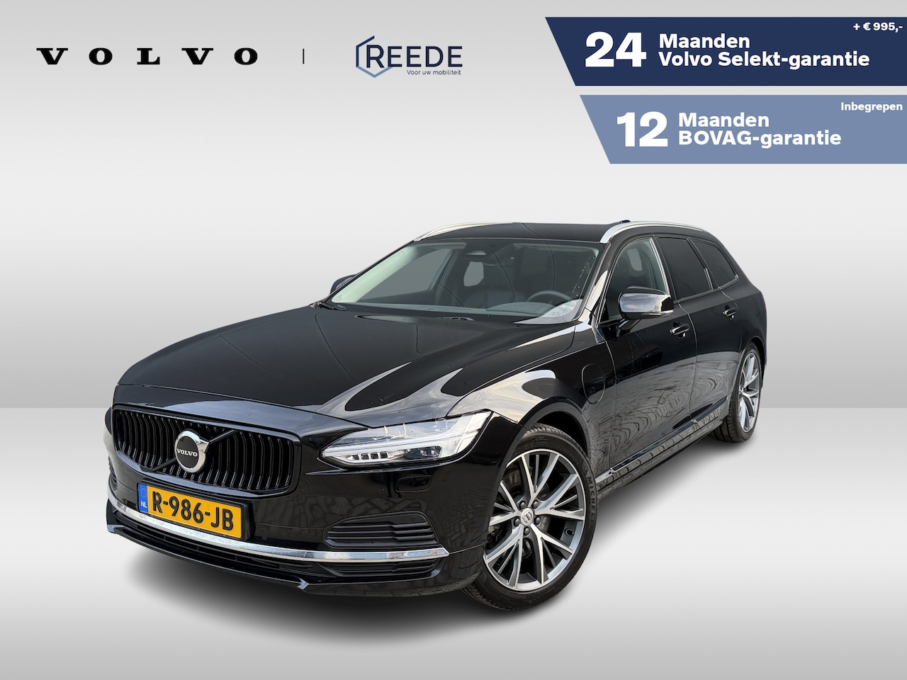 Volvo V90 - 2.0 T6 Plug-in hybrid AWD Core Bright Climate | Lighting | Extra getint glas - AutoWereld.nl