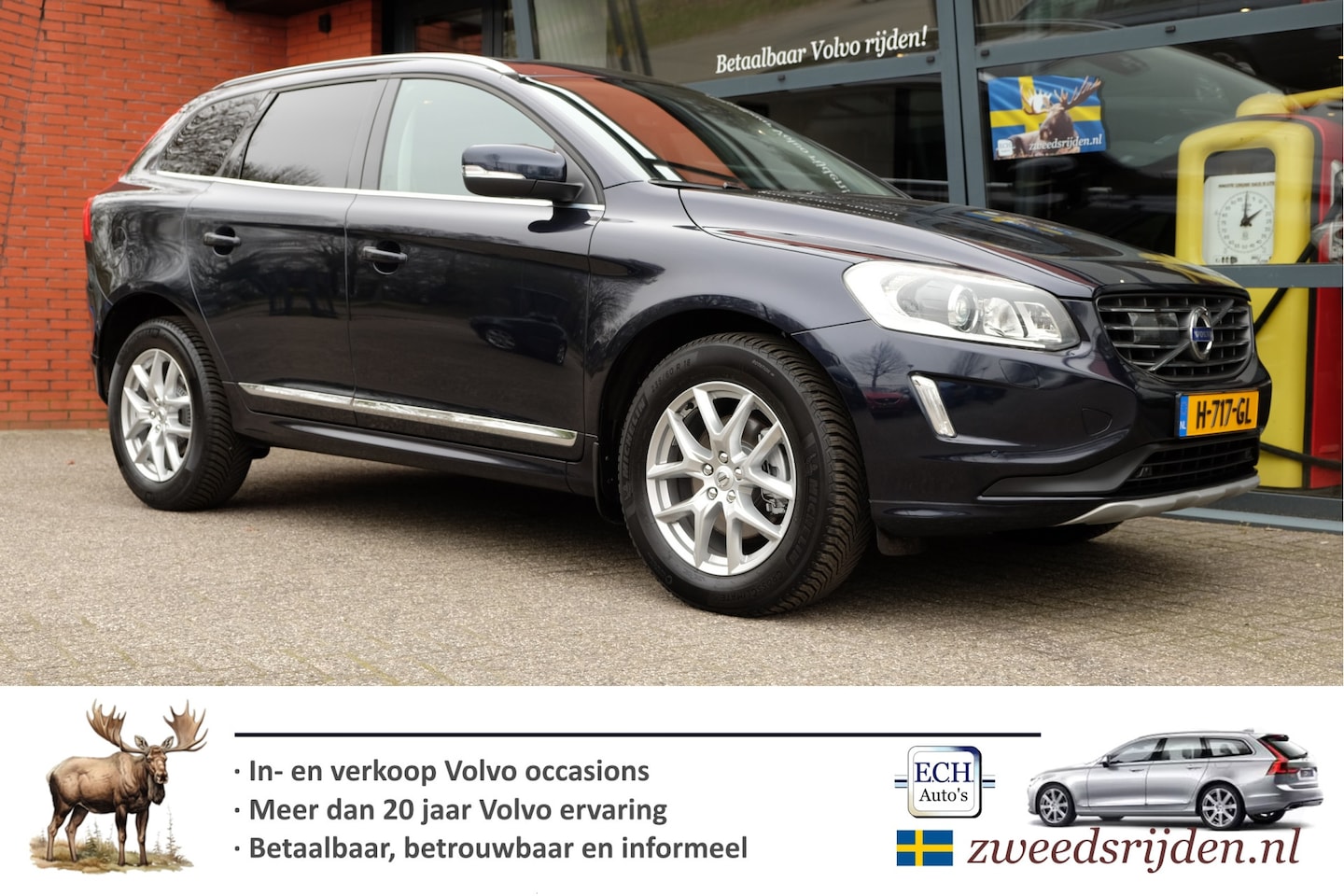 Volvo XC60 - 2.0 D4 FWD Summum Aut. Panoramadak, Adaptive Cruise - AutoWereld.nl