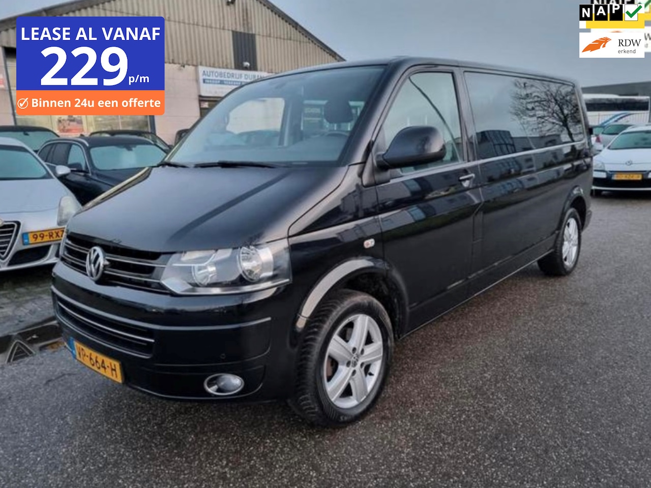 Volkswagen Transporter - 2.0 TDI L2H1 DC 140pk Aut. Airco Bj:2015 NAP! - AutoWereld.nl