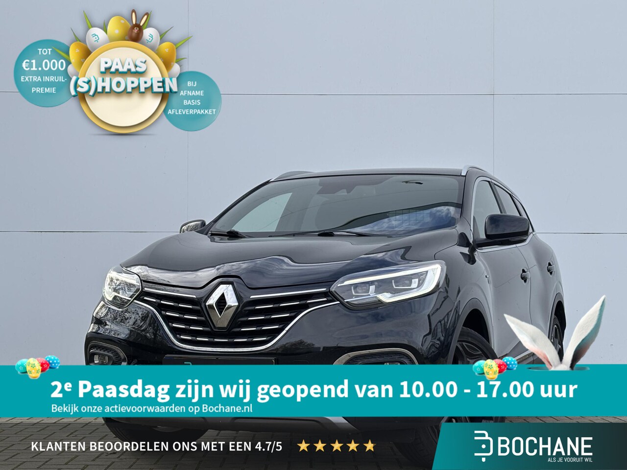 Renault Kadjar - 1.3 TCe 159 EDC Black Edition | Automaat| Carplay & Android Auto| Stoelverwarming | BOSE P - AutoWereld.nl