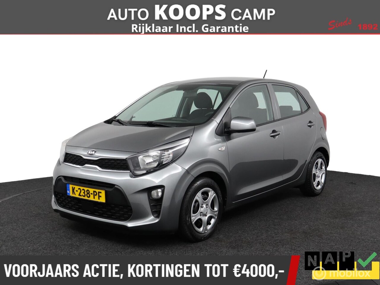 Kia Picanto - 1.0 DPi ComfortLine | NAP | Elec. Pakket | Airco | Bluetooth | bediening op stuur | Dealer - AutoWereld.nl