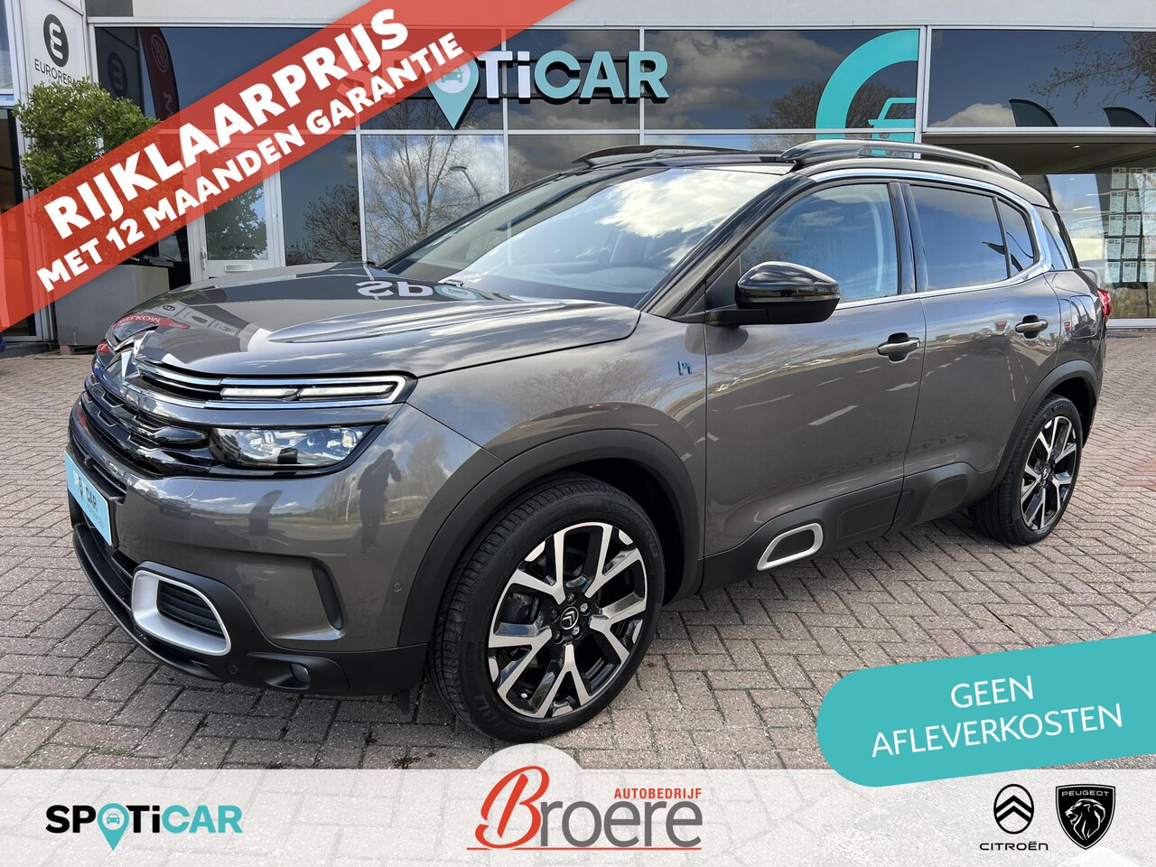 Citroën C5 Aircross - 1.6 Plug-in Hybrid 225 Shine EAT-8 Automaat Adaptive cruise control - AutoWereld.nl