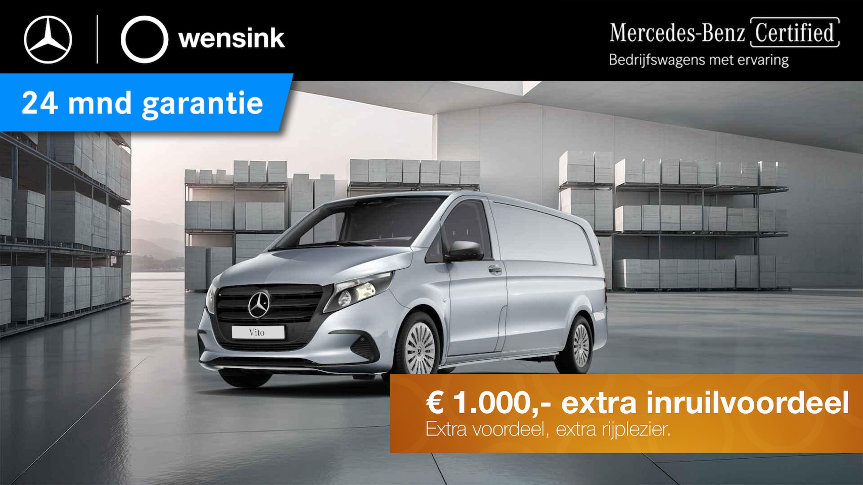 Mercedes-Benz Vito - 116 CDI | L3 | PRO | AUT. | 2500 KG TREKHAAK | AIRCO | CRUISE CONTROL | ACHTERUITRIJCAMERA - AutoWereld.nl