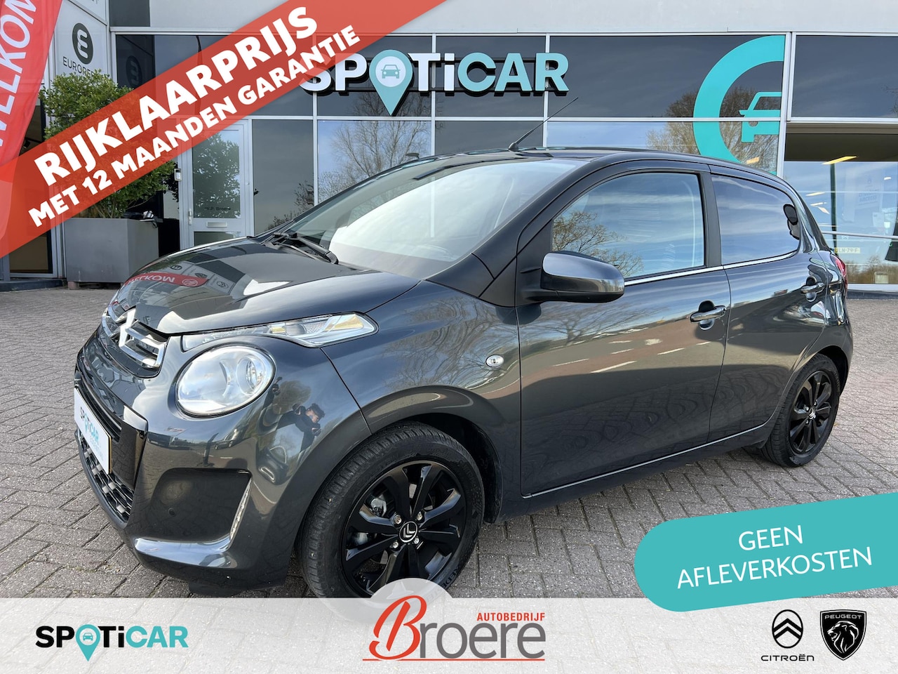 Citroën C1 - 1.0 VTi 72pk Shine ETG Automaat Navigatie via Apple Carplay of Android Auto - AutoWereld.nl