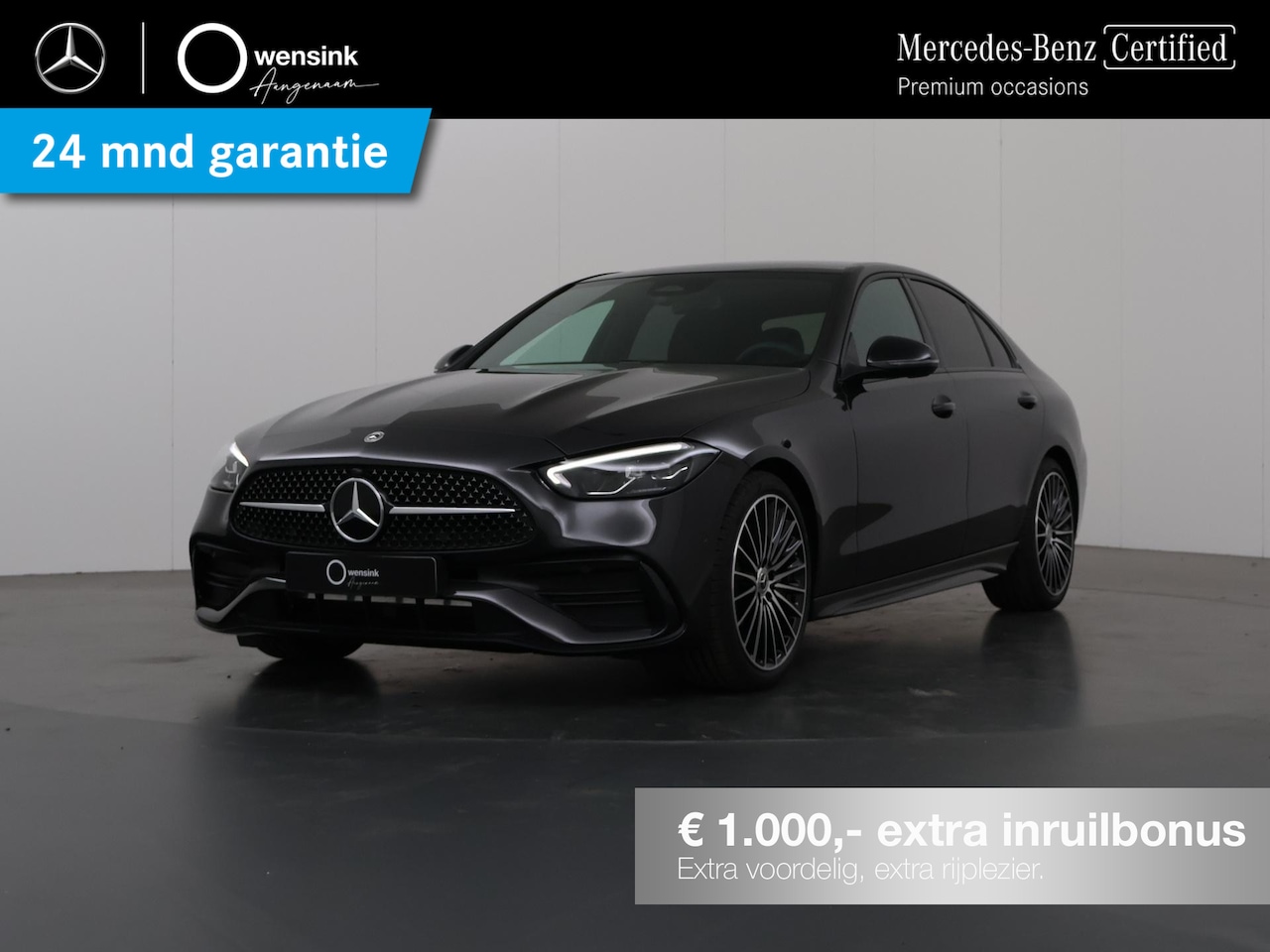 Mercedes-Benz C-klasse - 180 Star Edition AMG Line | Panoramadak | Night | Burmester | Apple Carplay/Android Auto | - AutoWereld.nl